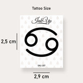 Sternzeichen Krebs Tattoo